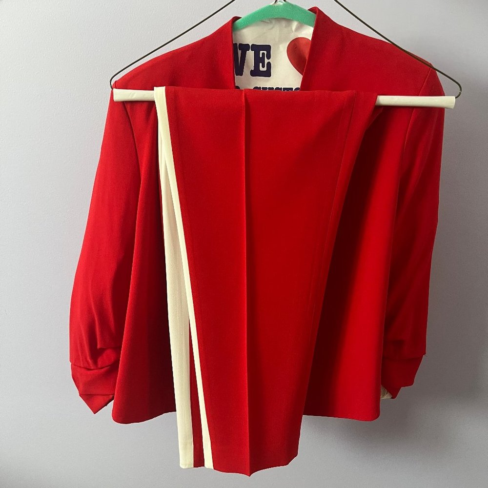 Aritzia Babaton Conan Pants / Size 2 / Red Stripe